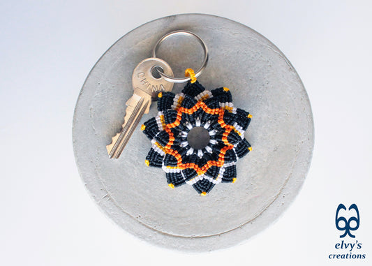 Handmade Macrame Key Chain, Housewarming Gift, Small Gift for Woman and Man  